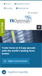 Mobile Screenshot of fxoptimax.com